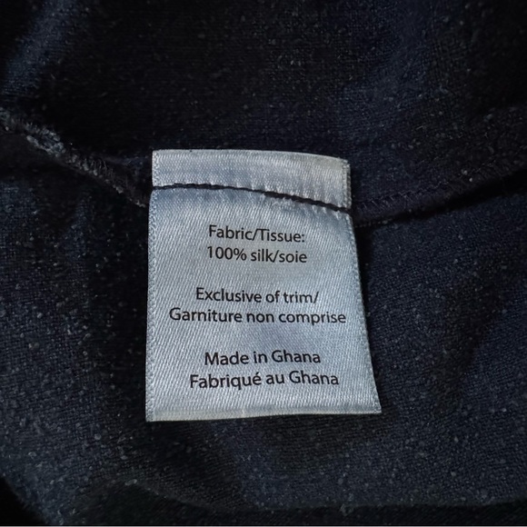 Osei Duro Box Top in Natural Indigo - Picture 6 of 6